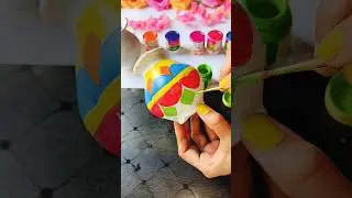 Easy Matka Decor Idea For Janmashtami👌🦚 #diy #janmashtami #festival #matka #decor #krishna #craft