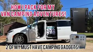 Van Camping packing day! And 2 new much needed gadgets!