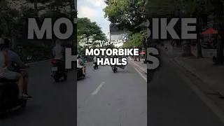 Vietnam's Insane Motorbike Hauls 🤯🏍️😱 #vietnam #travelvietnam #couplestravel #motorbike #motorcycle