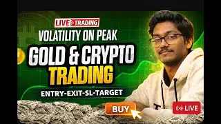 CRYPTO & GOLD LIVE TRADING | 13 JAN