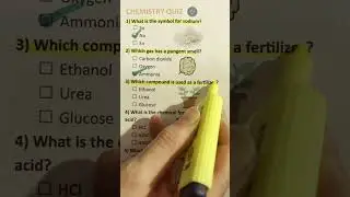 Тест по химии - Сможете ли вы ответить правильно на все 7 вопросов? #тестпохимии #химия #тестпохимии