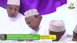 Maulid Makubwa ya Dandora
   9 Rabi-ul-Akhir 1446H pt 2
