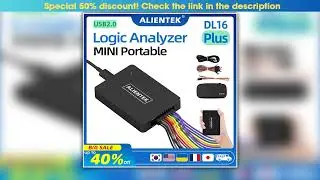 ALIENTEK Logic Analyzer DL16 250MHz Max Sample Rate 16Channels Logic Analyzer Tools ARM FPGA Debug