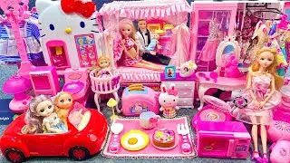 21 Minutes Satisfying with Unboxing Barbie Princess Bed and Wardrobe Collection Toys Review | ASMR