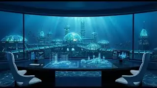 POV: Designing Atlantis (2099) 🧬 Sci-Fi Architect Studio Ambience