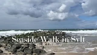 Seaside Walk in Sylt Island  in Northern Germany