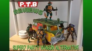 super7 party wagon alternative, custom tmnt van