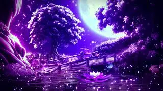 Peaceful Night 💜 Soothing Deep Sleep Music ★ Drift Into The Realm Of Dreams