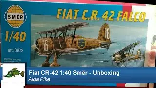 Fiat CR-42 1:40 Směr - Unboxing