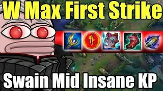 W Max First Strike Swain Is BROKEN! League of Legends Swain Mid Gameplay