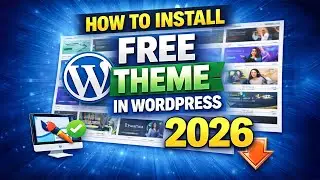 How to Install Free Theme in WordPress | Free WordPress Website | WordPress Tutorial for Beginners