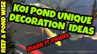 POND TOURS. KOI pond DECORATION ideas.