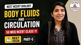 BODY FLUIDS AND CIRCULATION NEET NCERT BIOLOGY 50 MCQ NCERT CLASS 11 BY REEMA SHARMA