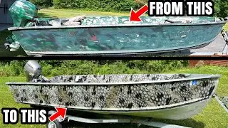 Painting This Ugly Boat! | 14' Smoker Craft Build | PART 2
