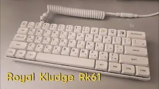 Royal Kludge Rk61 | Honey milk keycaps | Mod
