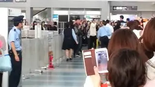 グンソク福岡空港お見送りに