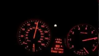 BMW 535i e60 Acceleration 0-200 km/h