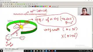 Atomic structure: Lecture 3 || Thomson's atomic model || Rutherford's alpha scattering experiment ||