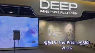[VLOG] 잠뜰TV - The Prism 전시회 브이로그