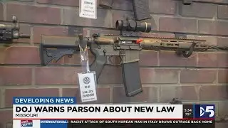 Justice Dept.: Missouri governor can't void federal gun laws