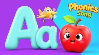 Phonics Song-Toddlers Learning Video Song | ABCD | A for Apple 🍎 to Z for Zebra 🦓 |abcd| @NilukidTV 