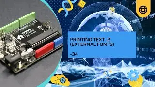 Creation of Interfaces : Printing Text -2 (External Fonts) #34