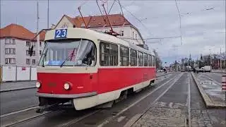 Prag - Impressionen des Nahverkehrs (09.02.2024)