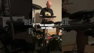 Real drummer, fake drums #electronicdrumkit #drumsamples
