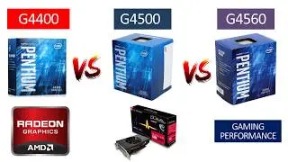 G4400 vs G4500 vs G4560 - RX 570 8GB - Benchmarks Comparison