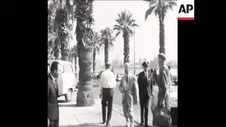 SYND 24 9 67 UNITED NATIONS' GENERAL ODD BULL VISITS CAIRO