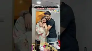 When your partner becomes your best friend 💖 #abeeraandnabeel #viral #ytshorts #husbandwife #funny