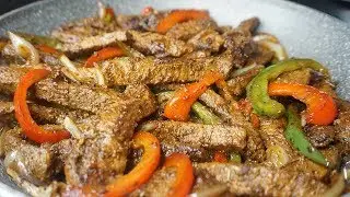 HOW TO MAKE THE BEST STEAK FAJITAS| Beef Fajitas| Steak Recipe