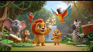 Leo Lion&rsquo;s Jungle Roar 🎵 | Fun Jungle & Animal Song for Kids | Nursery Rhymes & Songs for Toddlers