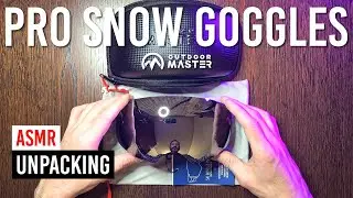 Outdoor Master PRO Snow Goggles Unpacking (ASMR)