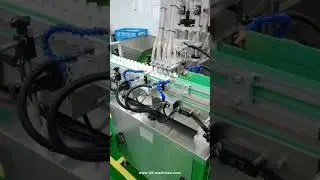 Plastic bottle unscrambling feeding liquid filling capping machine packing line