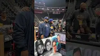 Художник из Детройта подарил Ice Cube прекрасную картину, изображающую его и его недавно умершую ...