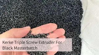 KTE/T/65D Triple Screw Extruder for Black Masterbatch- Kerke (Wanplas Group)