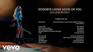 Alana Springsteen - goodbye looks good on you (Live from the Ryman - Official Audio)