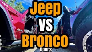 Who is better ? Ford Bronco and Jeep Gladiator / Wrangler Door removal