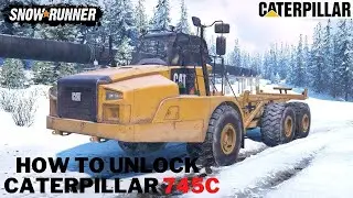 SnowRunner PL 🚚 #09 How to unlock the Caterpillar 745C (Cat Dumper)