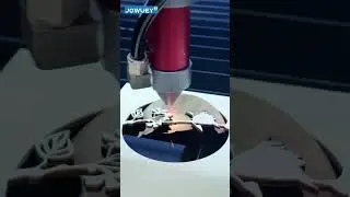 CO2 wood laser cutting &mdash; build woodworking craft easily!#jowuey    #co2lasercutter #wood