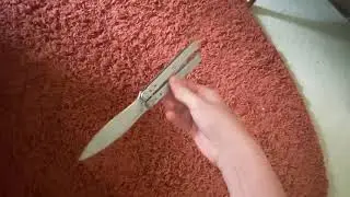 a quick and lazy freestyle (balisong/butterfly knife tricks)  #shorts