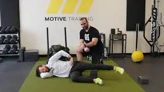 Side-Lying Hip External Rotation Passive Range Lift Off (PRLO)