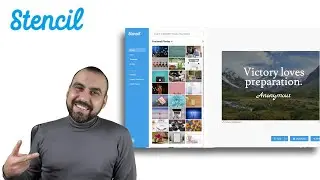CANVA Alternative - Create Your Own Custom Designs With STENCIL