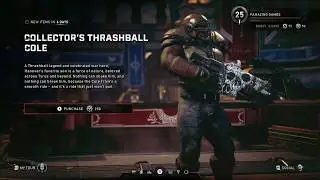 Gears 5 - New Store Items, 6/30/20. (Collector's Thrashball Cole)