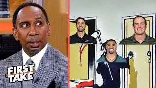 FIRST TAKE | Welcome to Jalen Hurts' coaching graveyard - Stephen A. on Eagles hire Sean Mannion