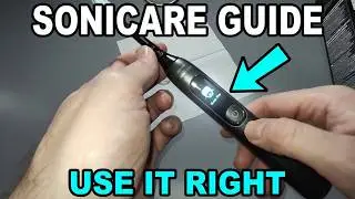 How to use Philips Sonicare HX3792/11 electric toothbrush