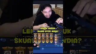 MOMENT LEMON JOIN PARTY EVOS INDIA | #rrqlemon #mobilelegends #mlbb #shorts