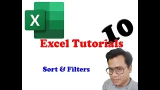 Excel Tutorials - Sort and Filters - Session 10 [Hindi] | By Abhishek Paul