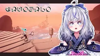 水面を波を切って進む物語〈#Pinguino  #Vtuber #wavetale      〉